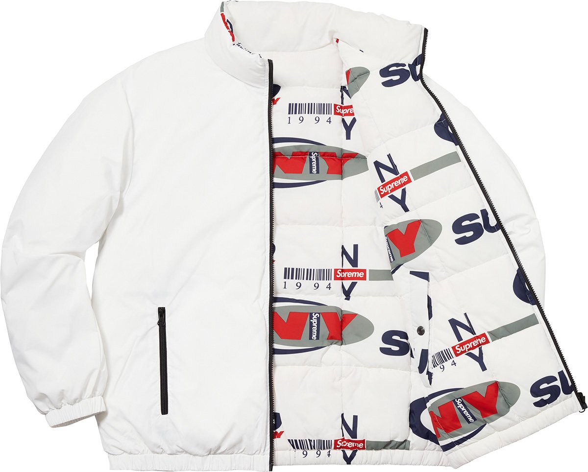 NY Reversible Puffy Jacket - fall winter 2018 - Supreme