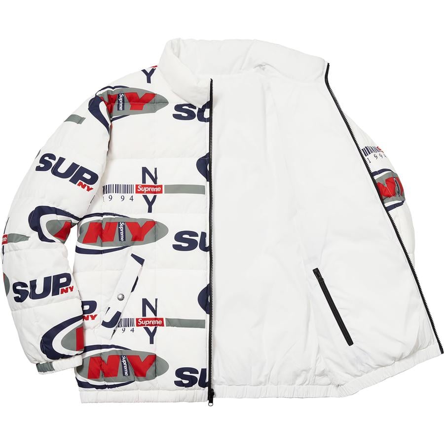 Details on Supreme NY Reversible Puffy Jacket  from fall winter
                                                    2018 (Price is $198)