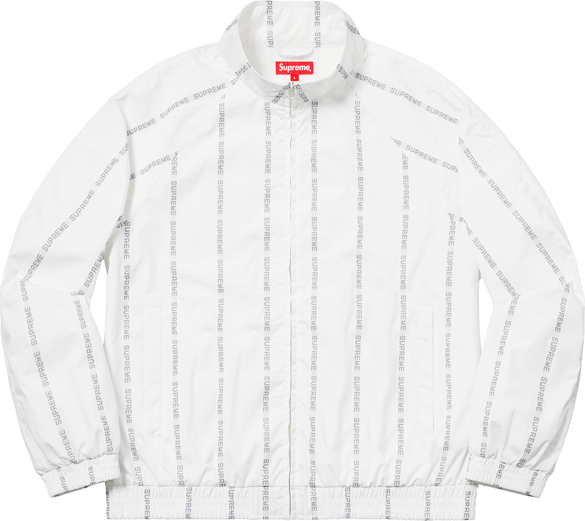 Supreme Reflective Text Track スカジャン スポーツ