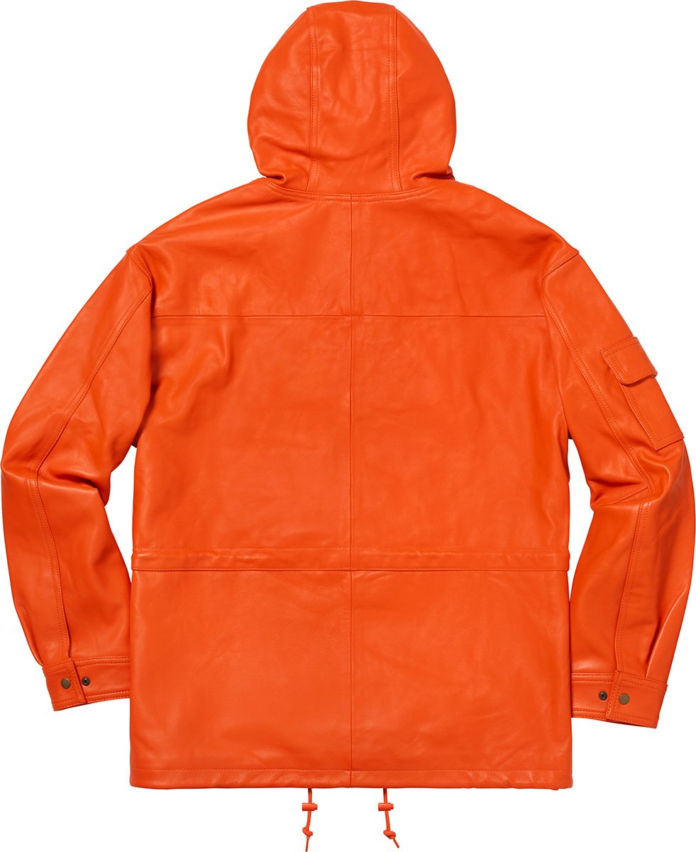 Leather Anorak - fall winter 2018 - Supreme