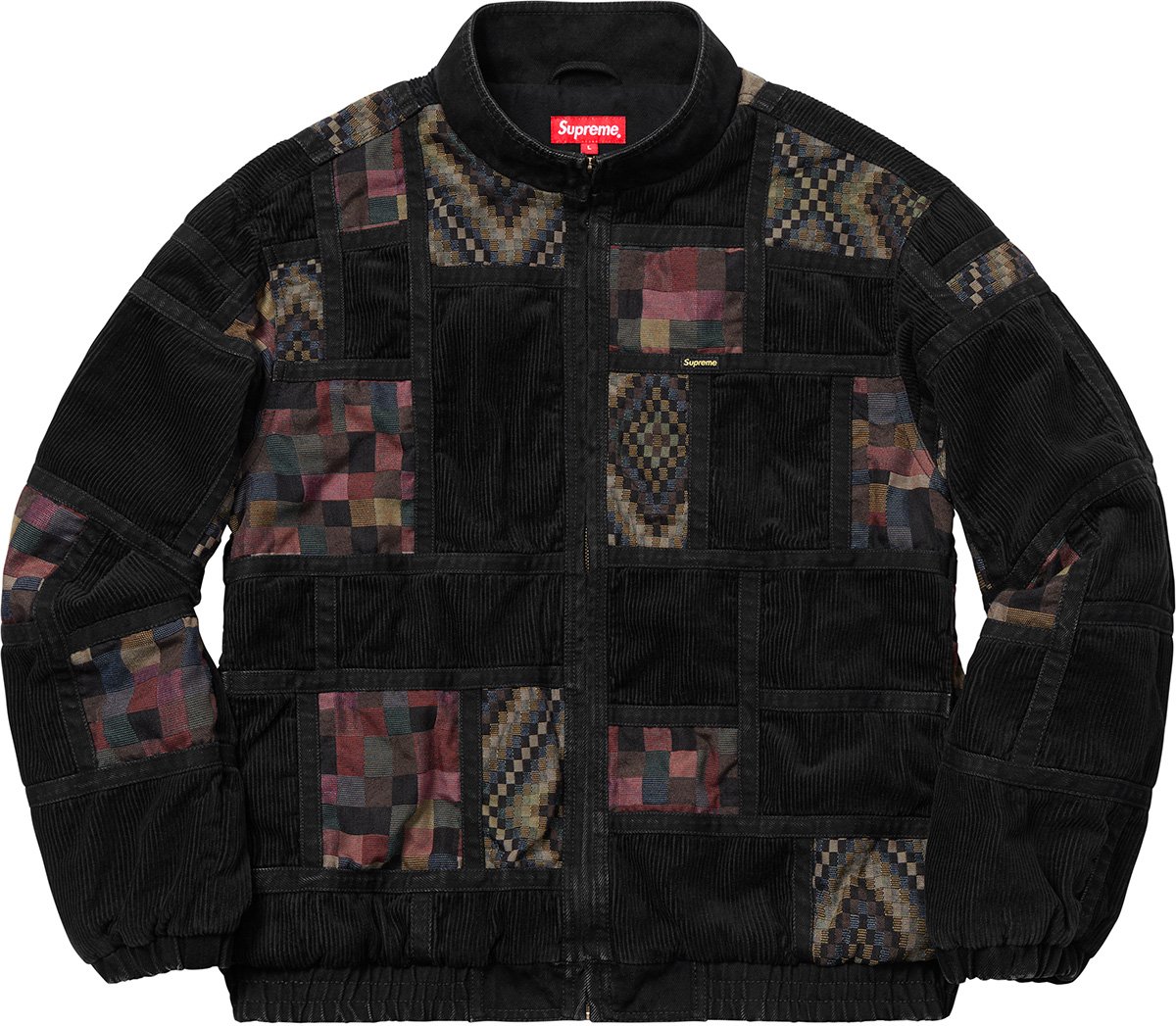 supreme patchwork corduroy jacket L