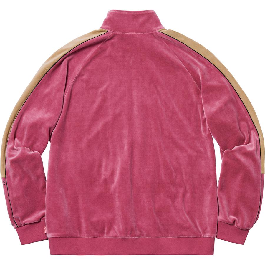 Details on Velour Track Jacket  from fall winter
                                                    2018 (Price is $148)