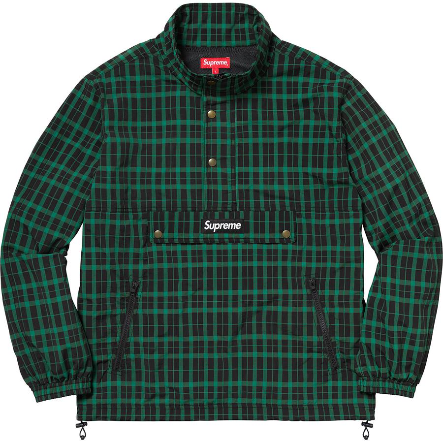 Details on Nylon Plaid Pullover  from fall winter
                                                    2018 (Price is $168)