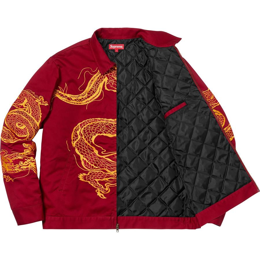 Details on Dragon Work Jacket  from fall winter
                                                    2018 (Price is $278)