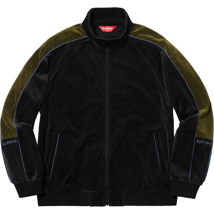 Supreme Velour Track Jacket (FW18) - $148