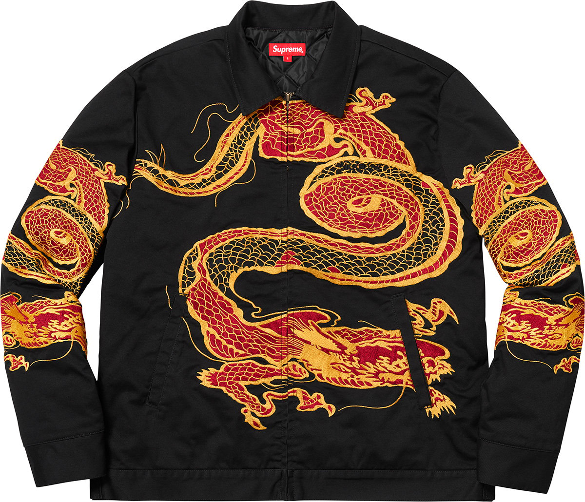 Details Supreme Dragon Work Jacket - Supreme Community