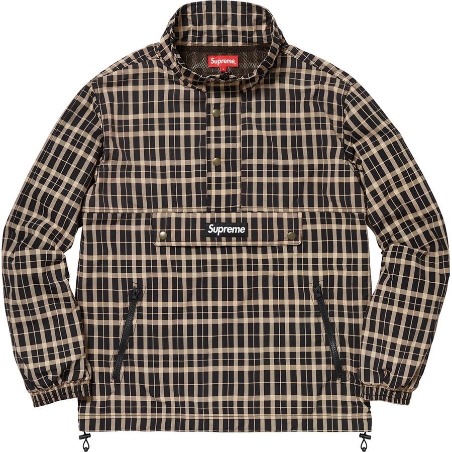 Details on Nylon Plaid Pullover  from fall winter
                                                    2018 (Price is $168)