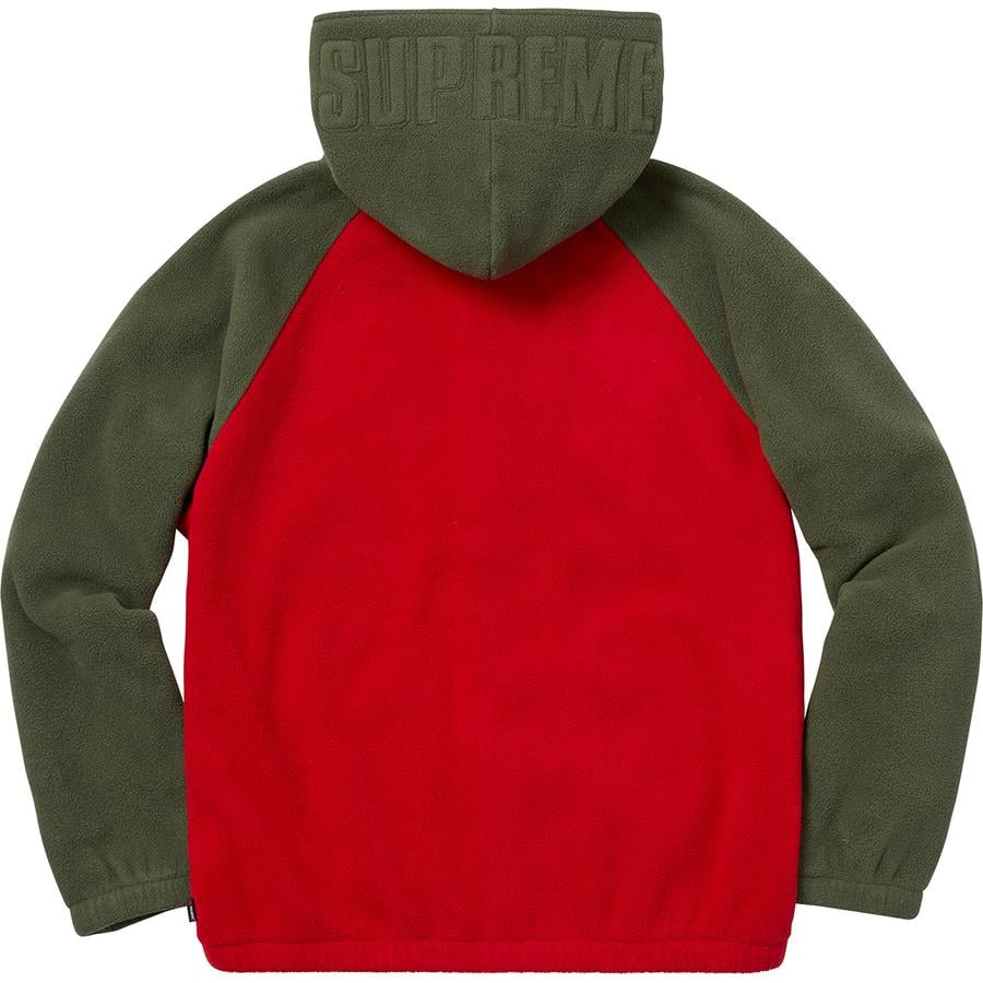 Details on Polartec Hooded Raglan Jacket  from fall winter
                                                    2018 (Price is $178)