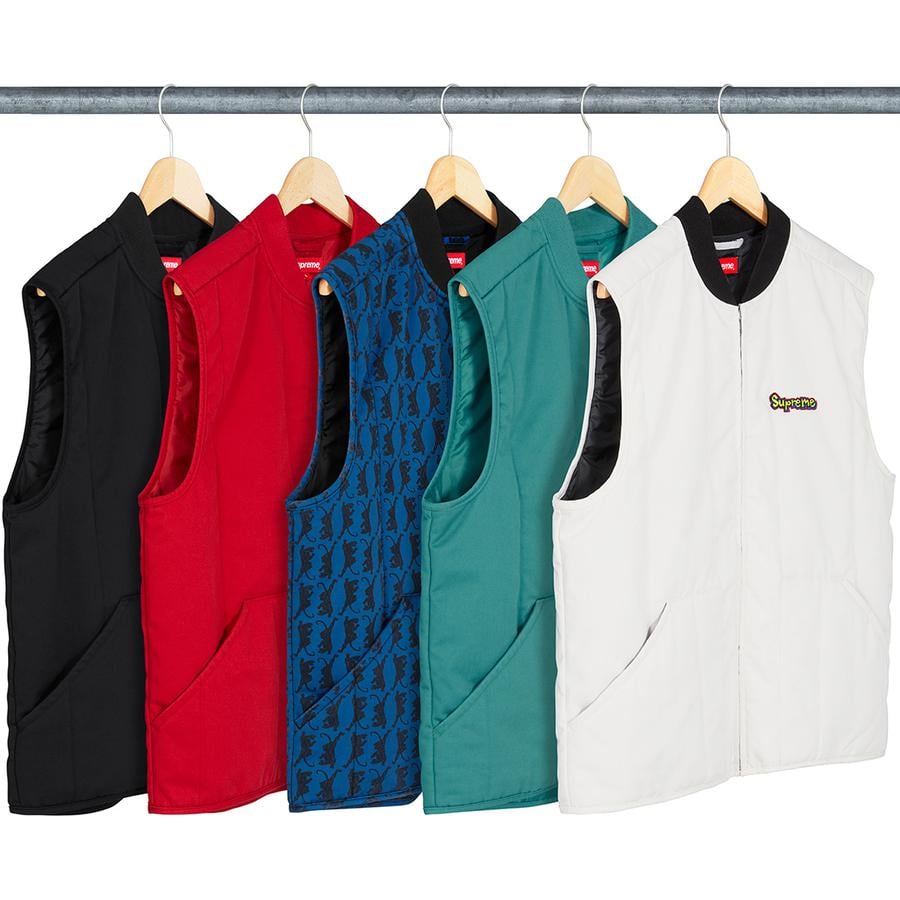 Supreme Gonz Shop Vest releasing on Week 3 for fall winter 2018