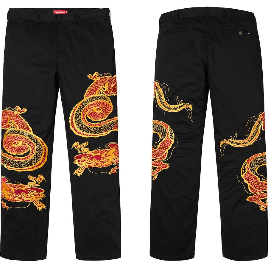 Supreme Dragon Work Pant released during fall winter 18 season