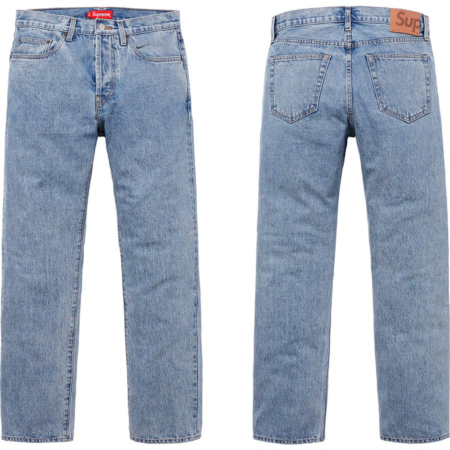 Supreme Stone Washed Slim Jean releasing on Week 0 for fall winter 2018