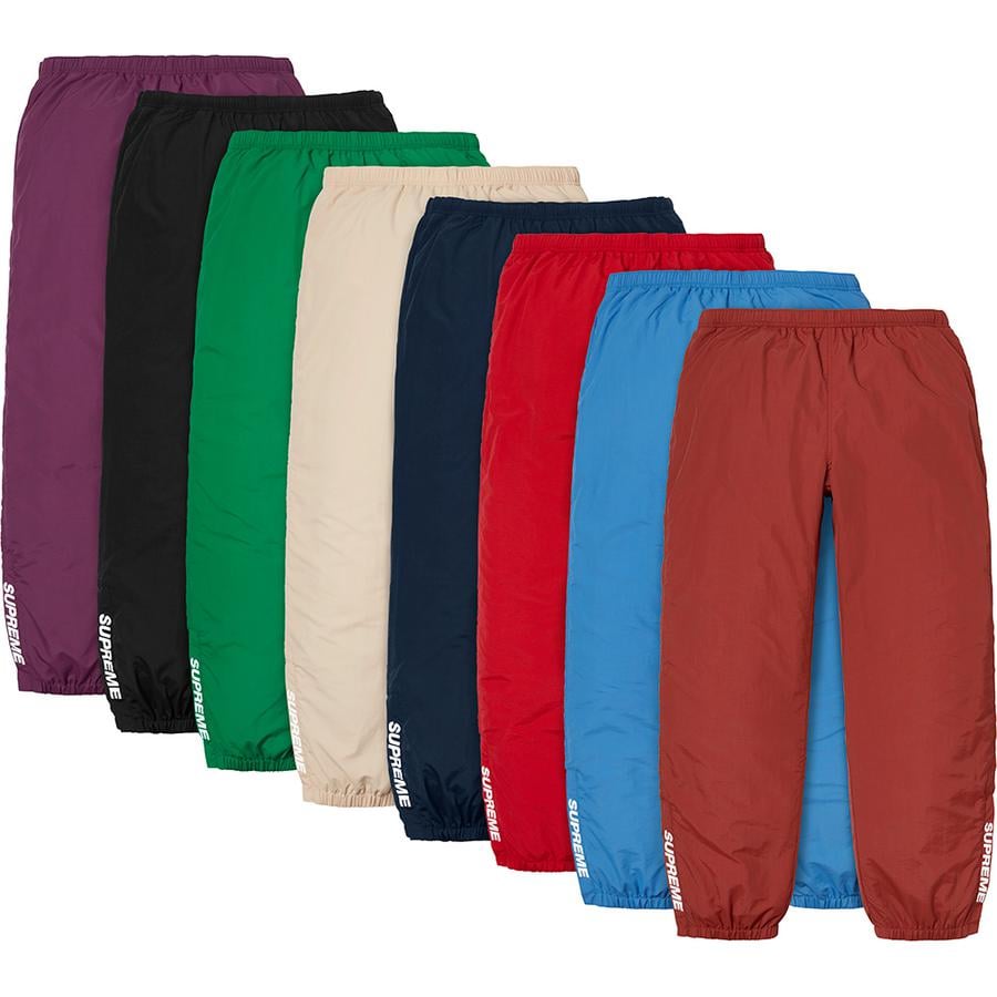 Supreme Warm Up Pant for fall winter 18 season