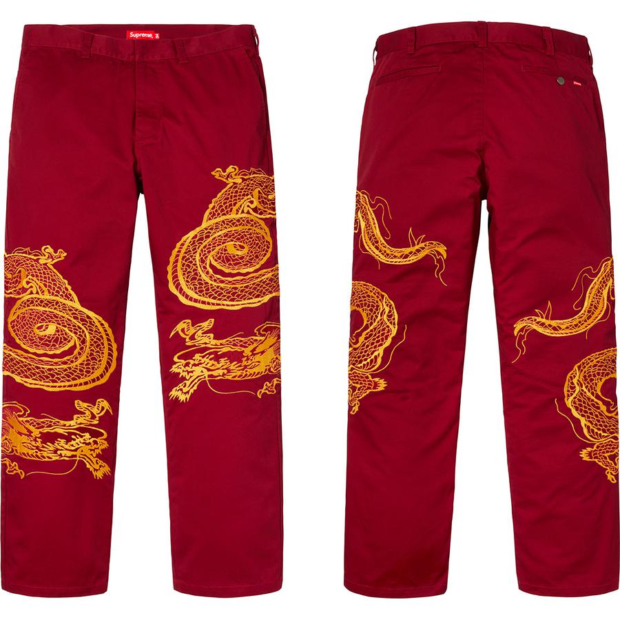 Details on Dragon Work Pant  from fall winter
                                                    2018 (Price is $168)