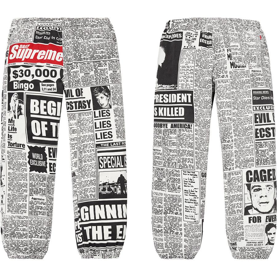Details on Newsprint Skate Pant  from fall winter
                                                    2018 (Price is $128)