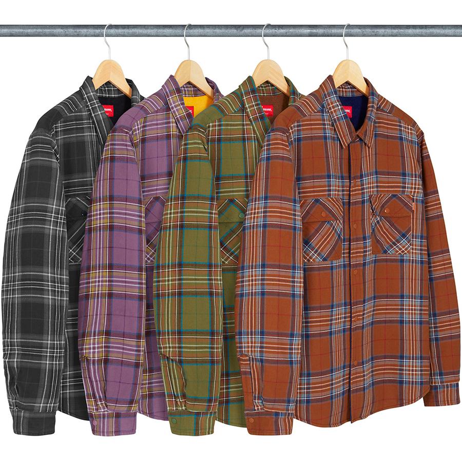 Details on Pile Lined Plaid Flannel Shirt from fall winter
                                            2018 (Price is $138)