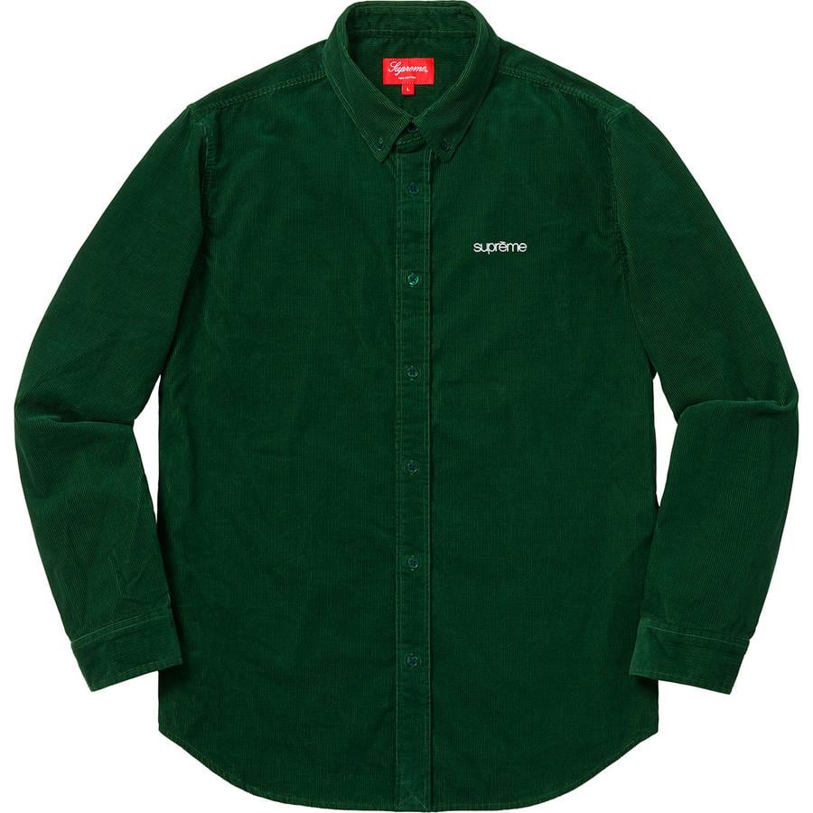Details on Corduroy Shirt  from fall winter 2018 (Price is $138)