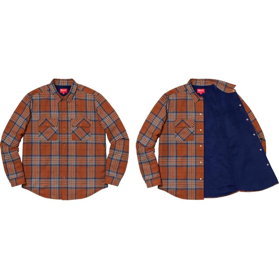 Details on Pile Lined Plaid Flannel Shirt  from fall winter
                                                    2018 (Price is $138)