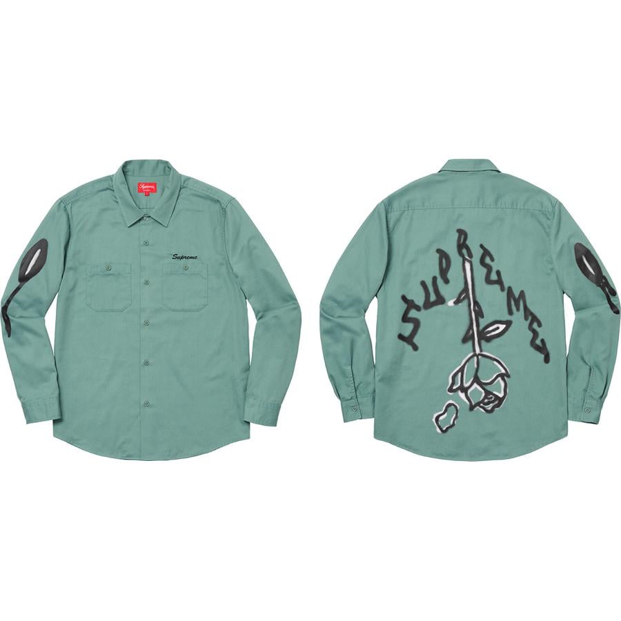 Rose L S Work Shirt - fall winter 2018 - Supreme