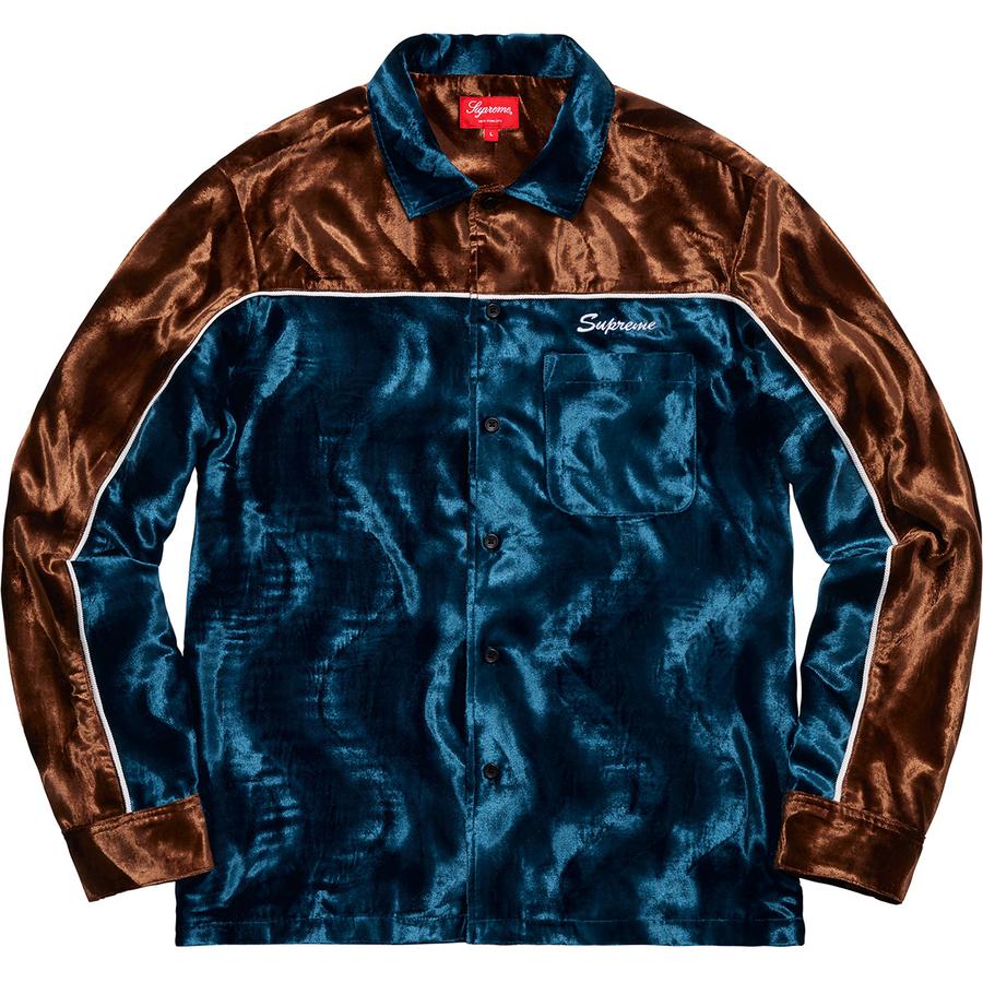 Details on Velvet Swirl Work Shirt  from fall winter
                                                    2018 (Price is $138)