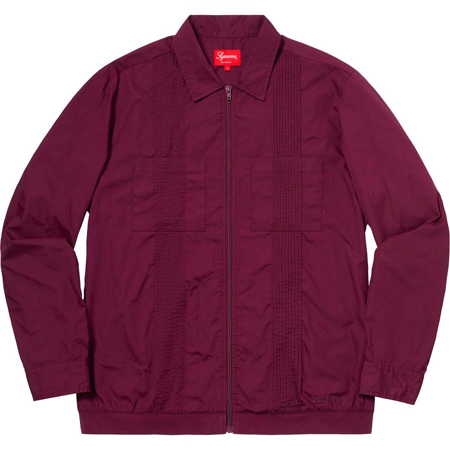 Details on Pin Tuck Zip Up Shirt  from fall winter
                                                    2018 (Price is $138)