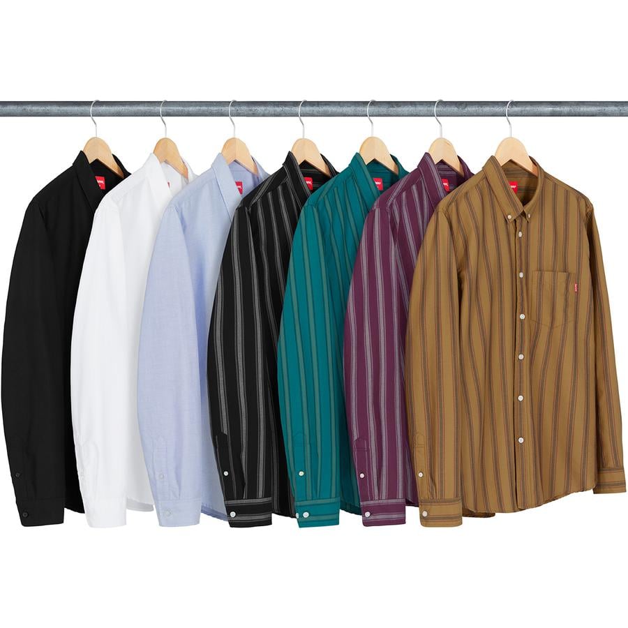 Supreme Oxford Shirt for fall winter 18 season