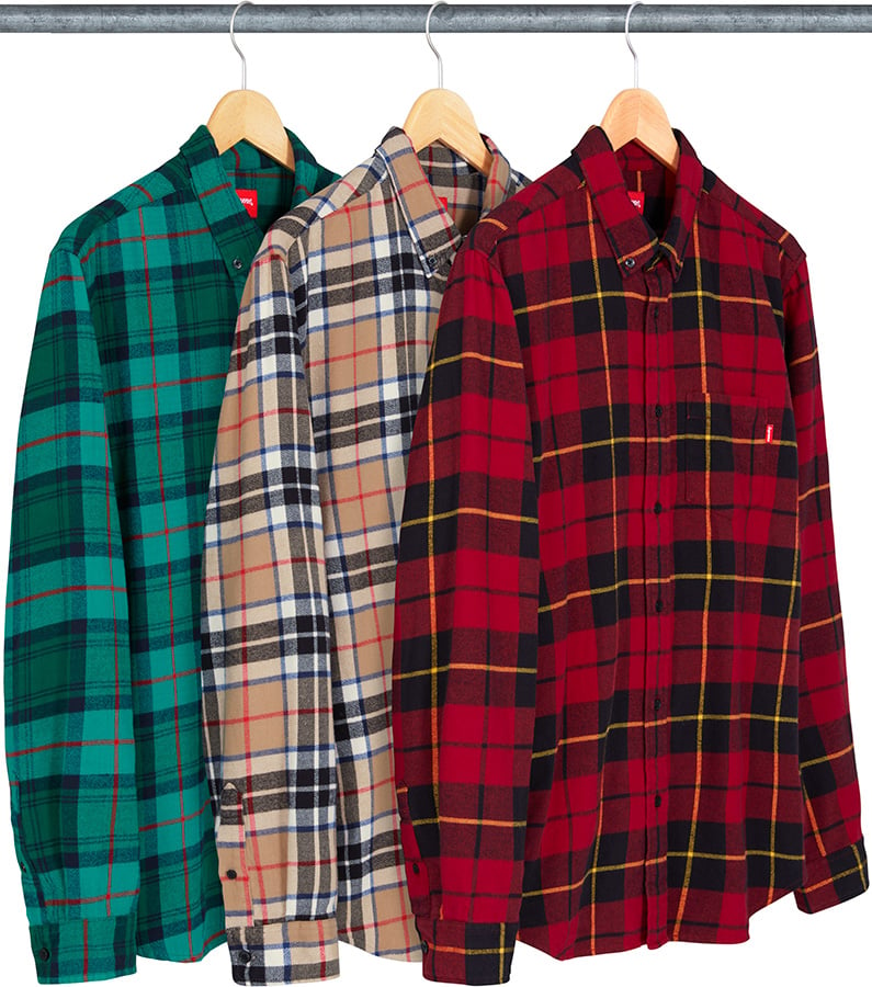 Tartan L S Flannel Shirt - fall winter 2018 - Supreme