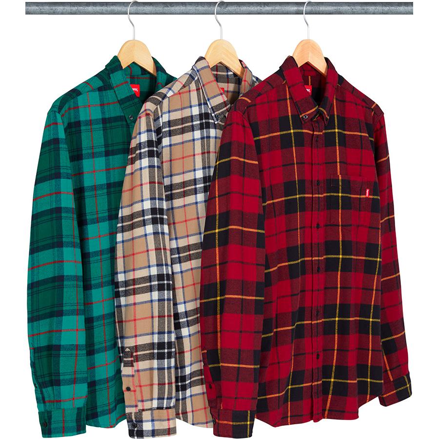 Supreme Tartan L S Flannel Shirt releasing on Week 5 for fall winter 18
