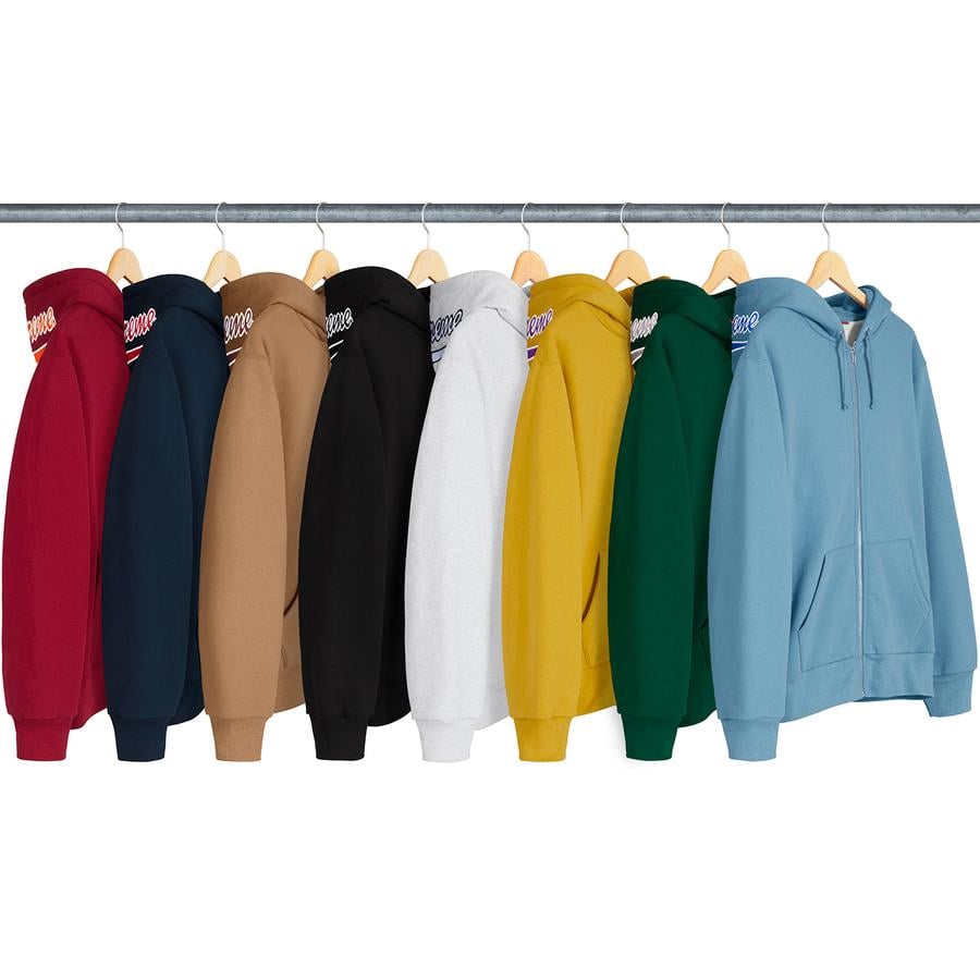 Details on Thermal Zip Up Sweatshirt from fall winter 2018 (Price is $198)