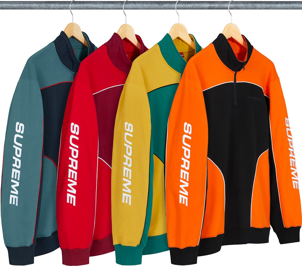 Speedway Half Zip Sweatshirt - fall winter 2018 - Supreme