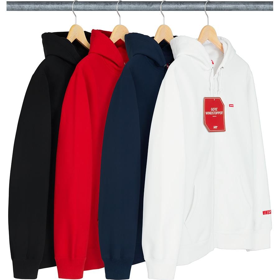 Details on WINDSTOPPER Zip Up Hooded Sweatshirt from fall winter
                                            2018 (Price is $228)