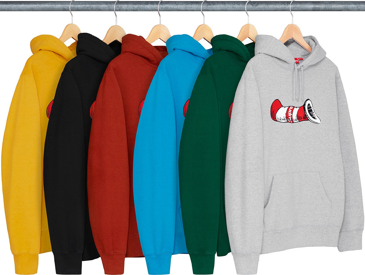 supreme cat in the hat sweatshirt