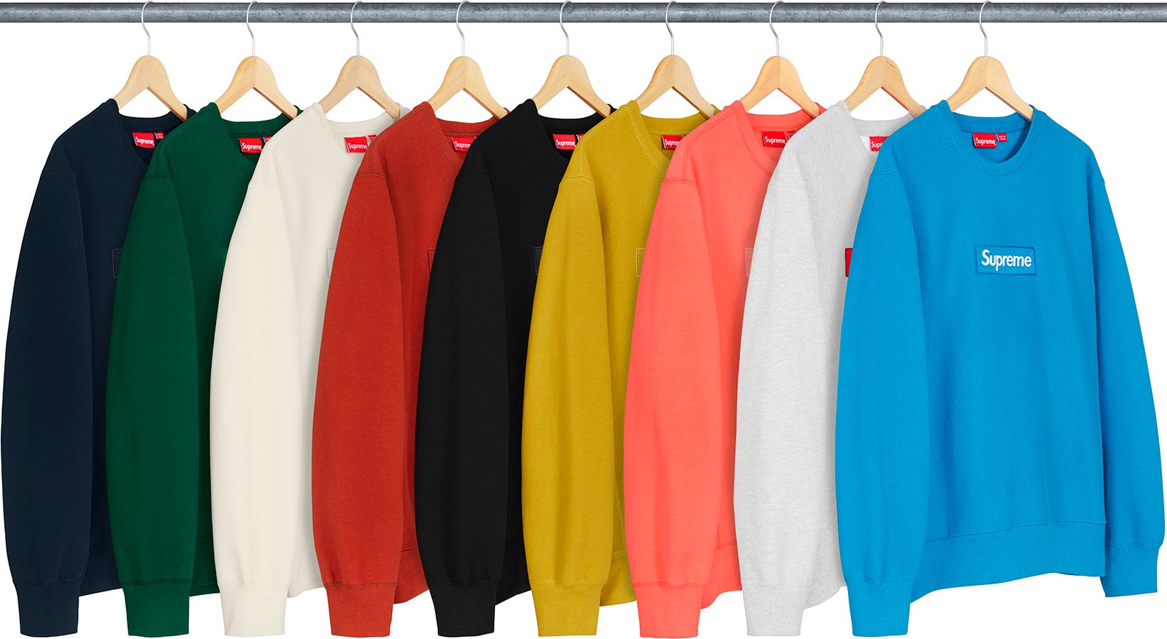 Box Logo Crewneck - fall winter 2018 - Supreme