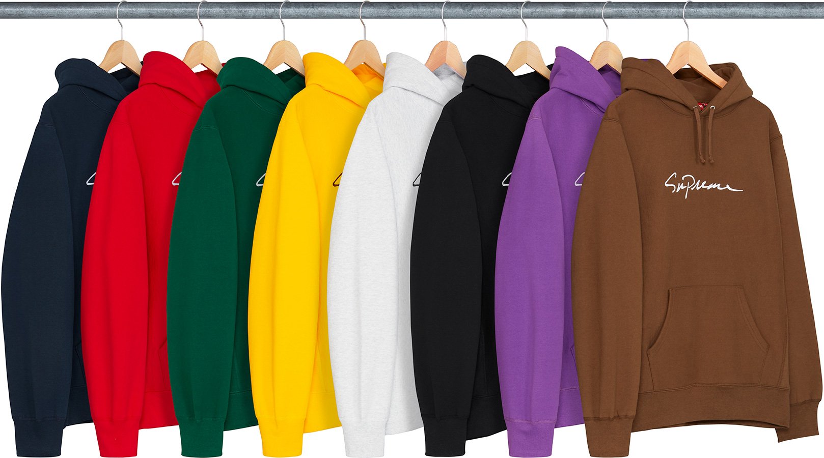 Classic Script Hooded Sweatshirt - fall winter 2018 - Supreme