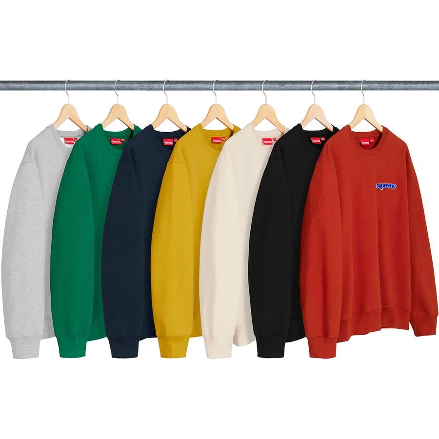 Supreme Connect Crewneck Sweatshirt released during fall winter 18 season