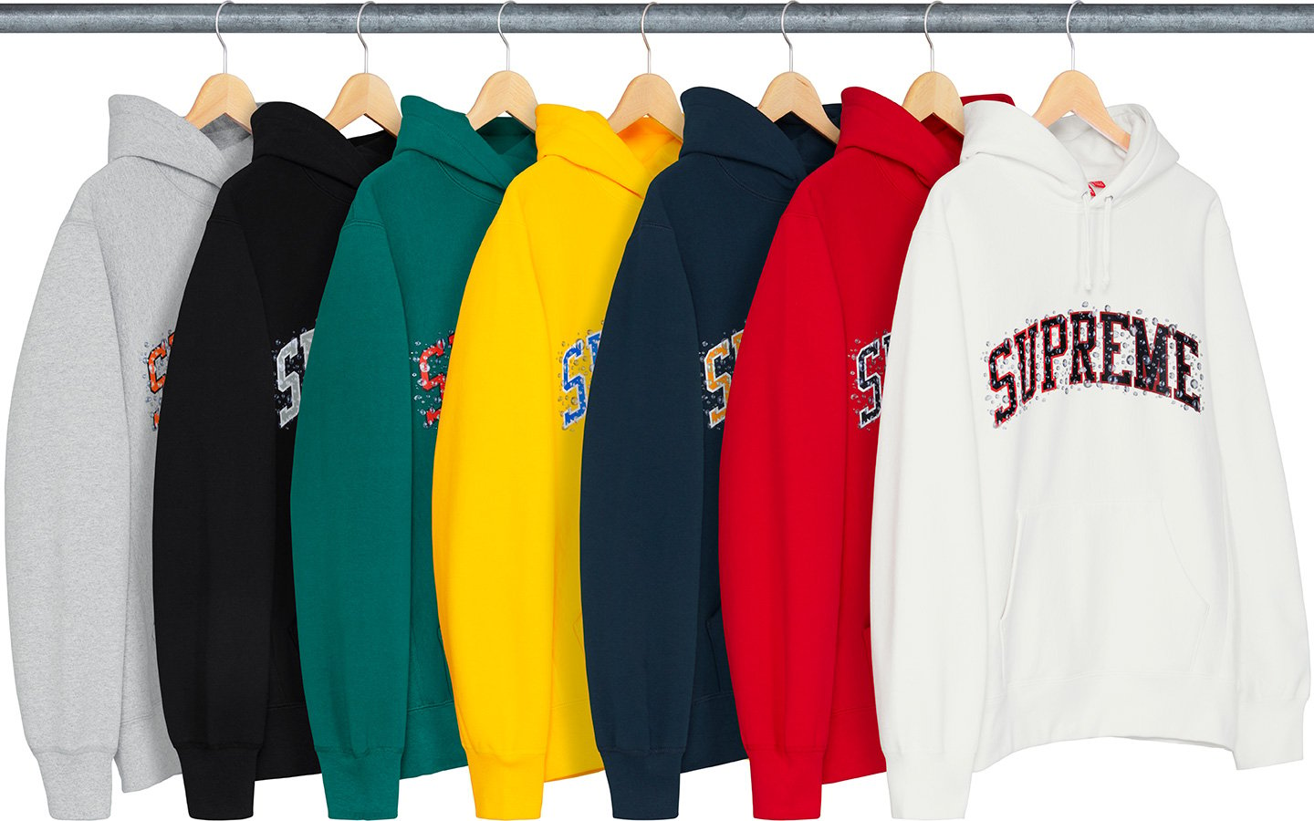 Water Arc Hooded Sweatshirt - fall winter 2018 - Supreme