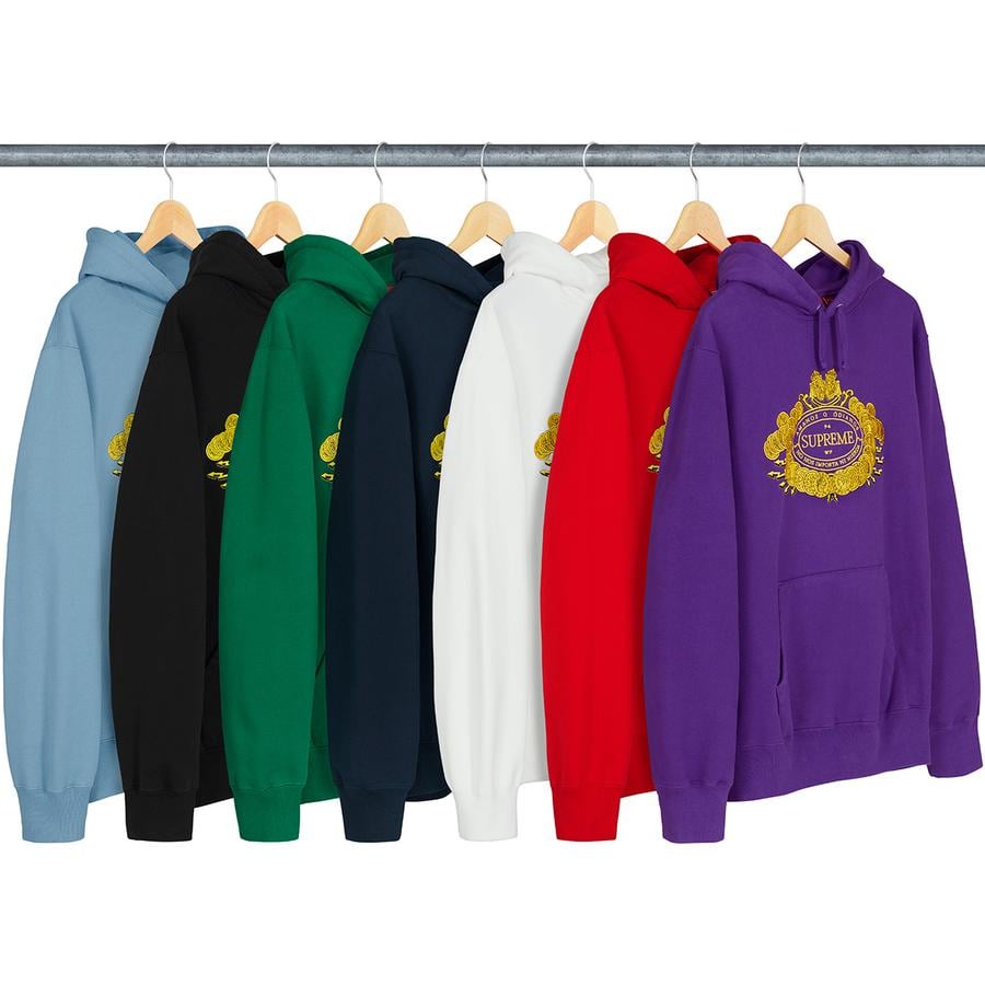 Supreme Love or Hate Hooded Sweatshirt released during fall winter 18 season