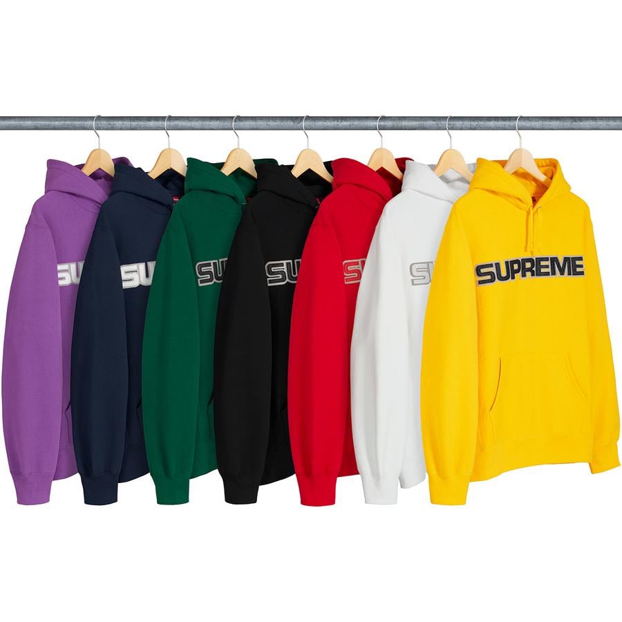 Supreme Perforated Leather Hooded Sweatshirt releasing on Week 0 for fall winter 2018