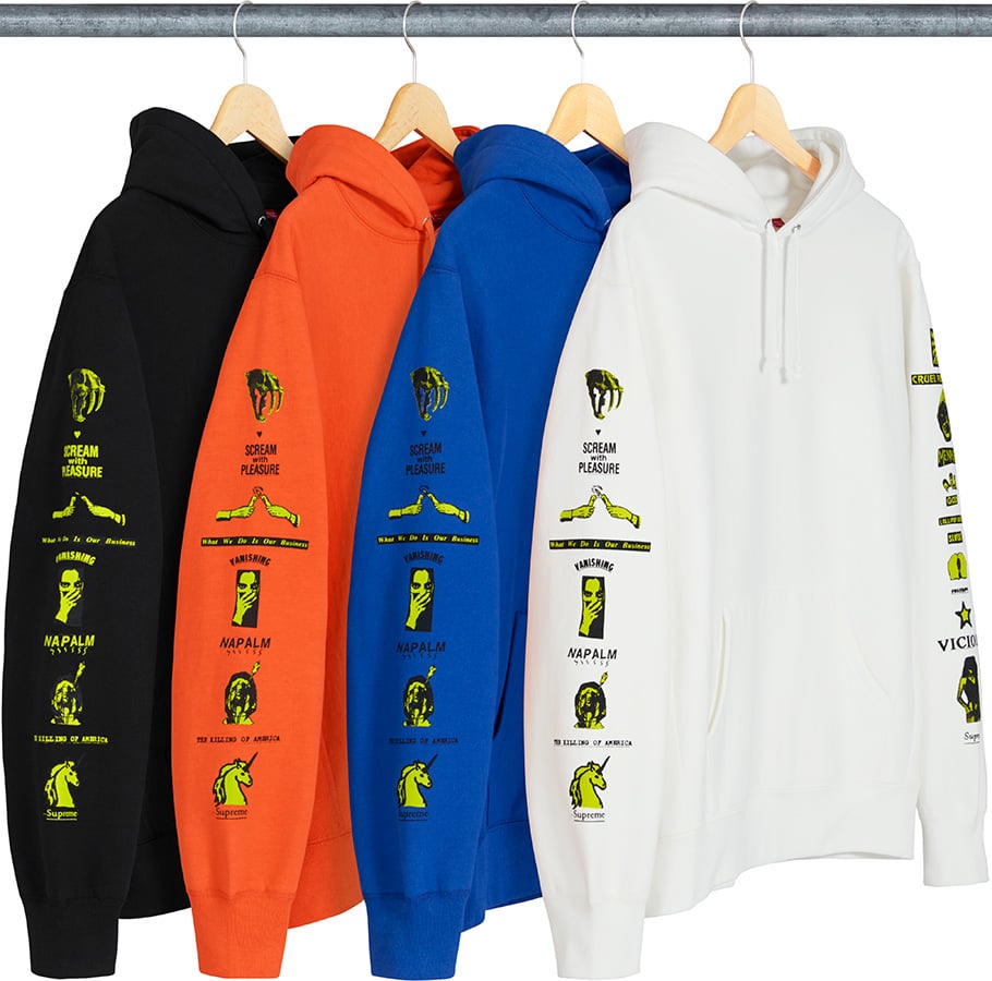 Menace Hooded Sweatshirt - fall winter 2018 - Supreme