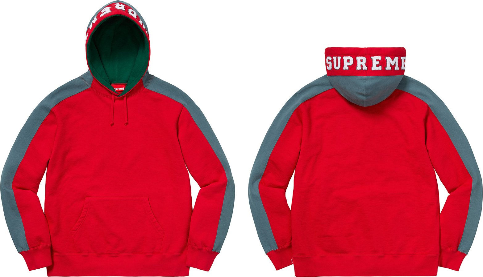 Supreme Paneled Hooded Sweatshirt