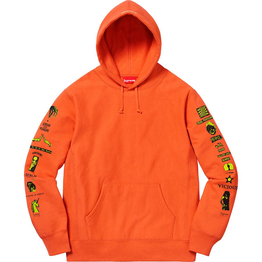 Details on Menace Hooded Sweatshirt  from fall winter
                                                    2018 (Price is $148)