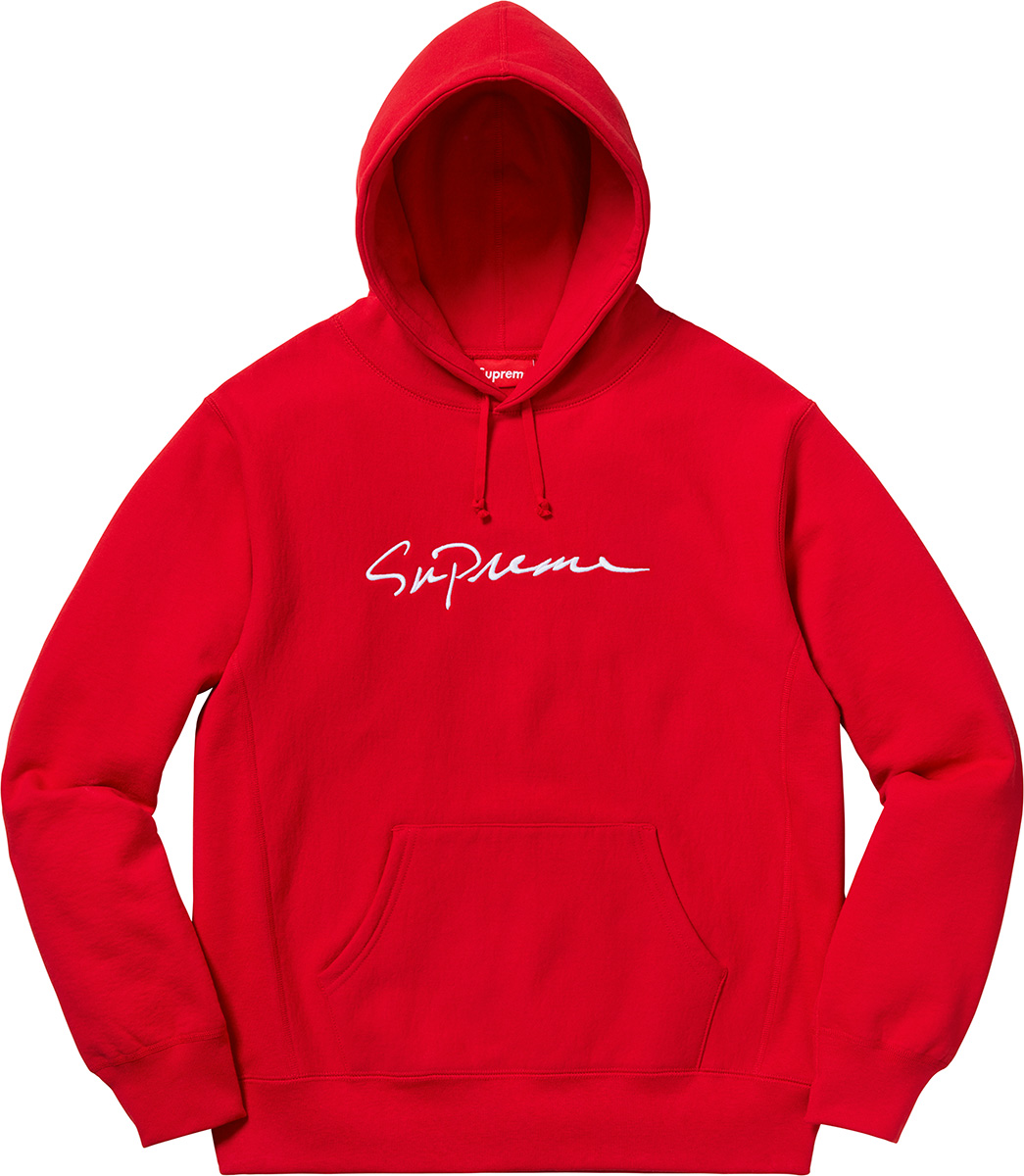 Classic Script Hooded Sweatshirt - fall winter 2018 - Supreme