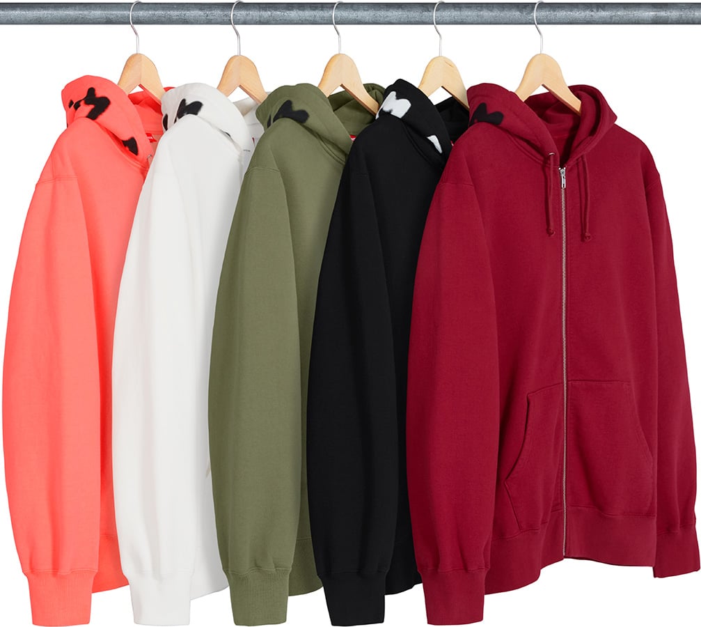 Bone Zip Up Sweatshirt - fall winter 2018 - Supreme