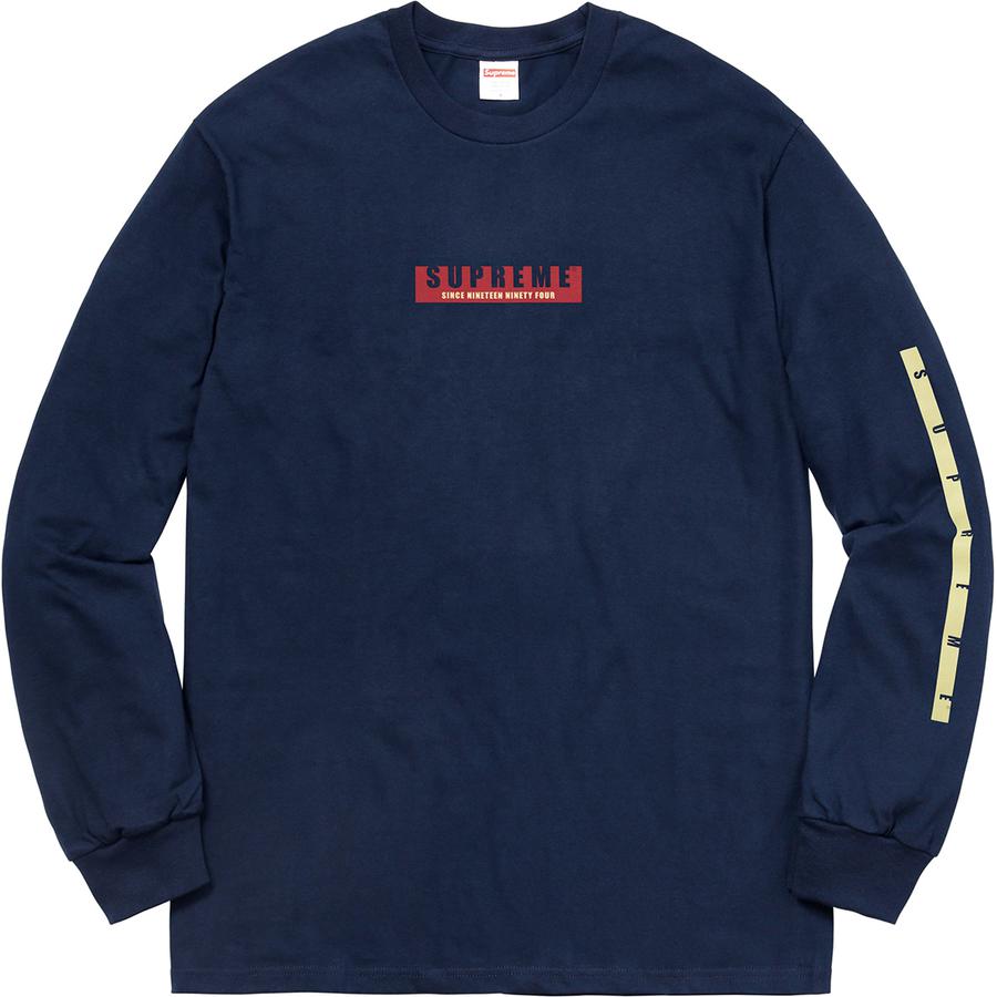 Supreme 1994 L S Tee released during fall winter 18 season