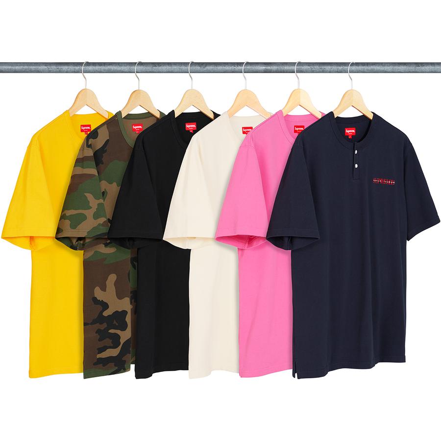 Supreme Pique S S Henley released during fall winter 18 season
