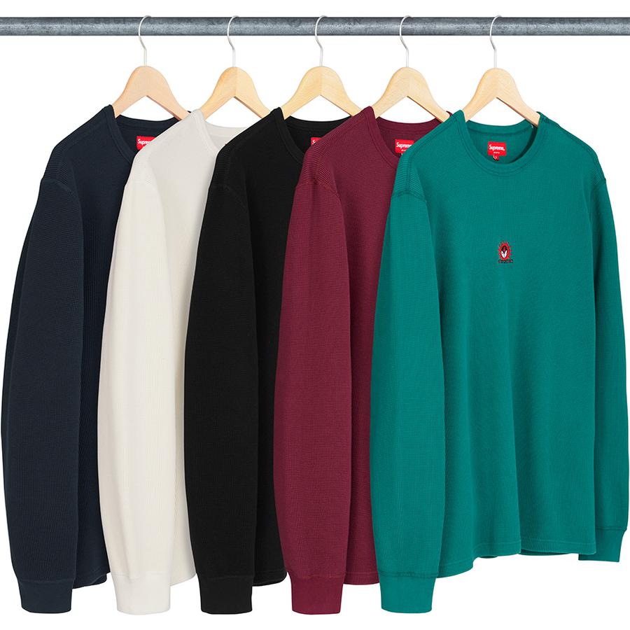 Supreme Vampire Waffle Thermal releasing on Week 16 for fall winter 18