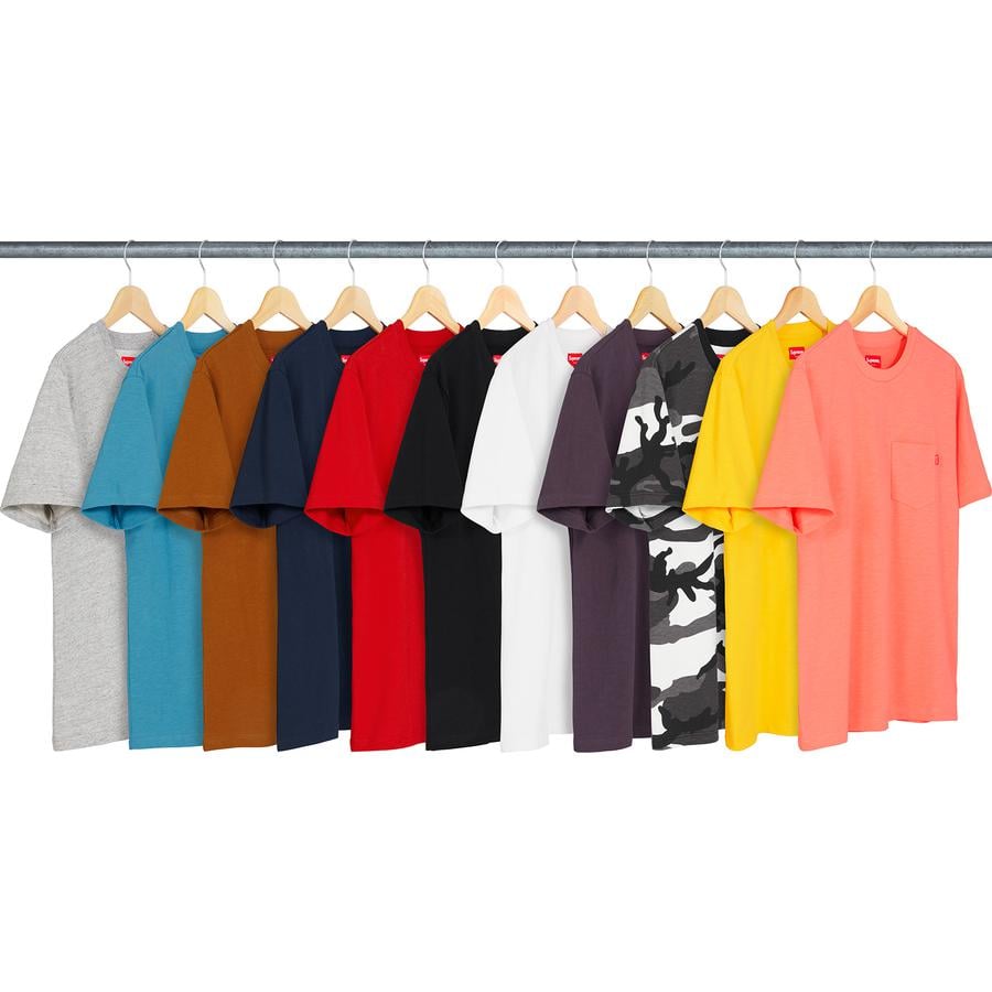 Supreme S S Pocket Tee released during fall winter 18 season