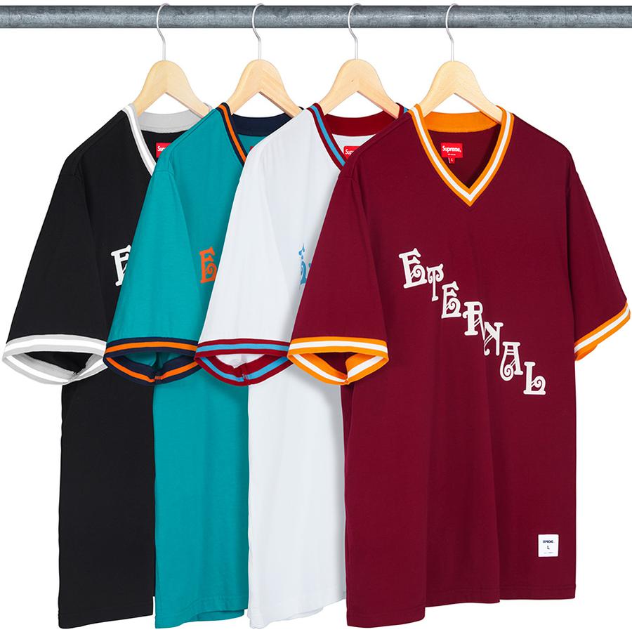 Supreme Eternal Practice Jersey released during fall winter 18 season