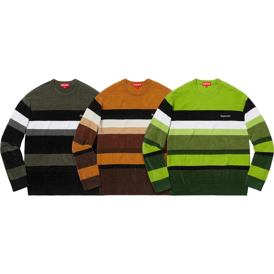 Supreme Chenille Sweater released during fall winter 18 season