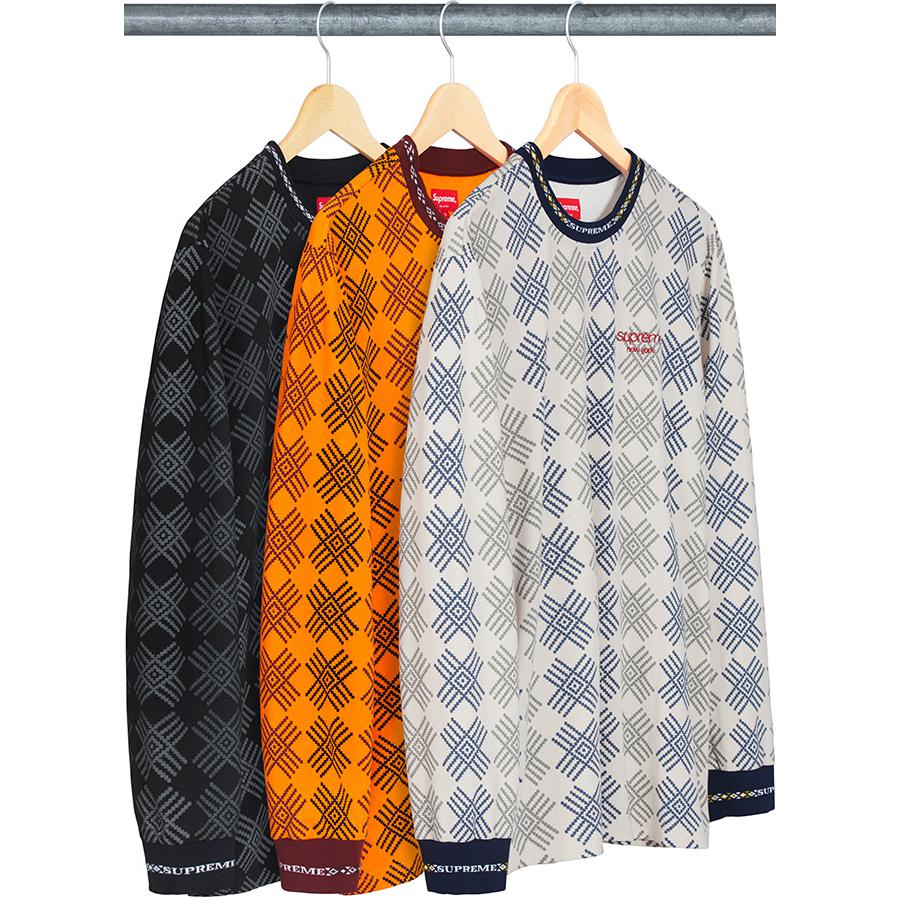 Supreme Motif L S Top releasing on Week 17 for fall winter 2018