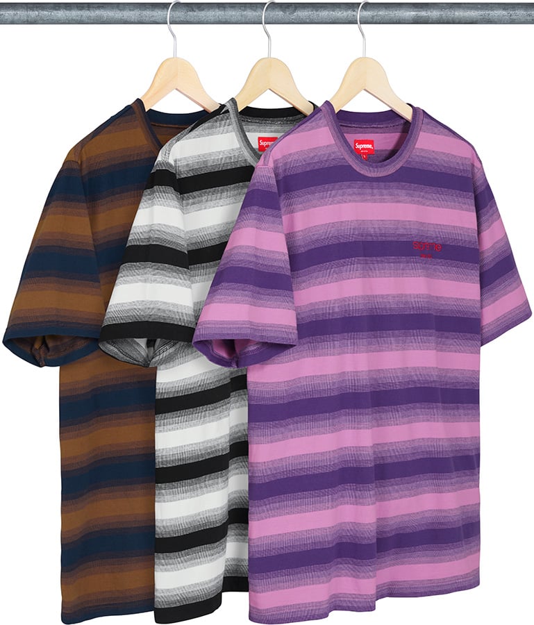 Gradient Striped S S Top - fall winter 2018 - Supreme